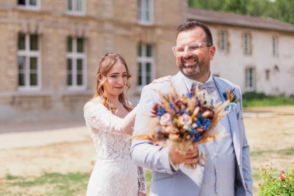 Un premier regard ou first look. Le moment le plus intimidant du mariage pour le photographe de mariage que je suis.